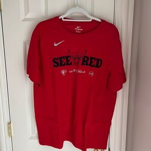 Chicago Bulls official playoff shirt (Nike)